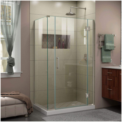 DreamLine Unidoor-X E1280634-04 Frameless Shower Door Enclosure