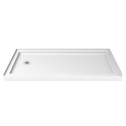 DreamLine DLT-1132601 The DreamLine SlimLine shower bases showcase premium high-gloss acrylic, reinforced with fiberglass for durability and a modern, low profile design. SlipGrip textured floor surface offers slip resistance for safety. Glossy