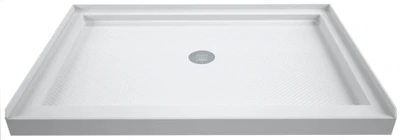 DreamLine DLT-1132420 SlimLine Acrylic Shower Base with SlipGrip Floor & Fiberglass Reinforcement