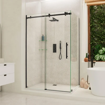 DreamLine Enigma Air SHEN-6434480-09 Frameless Sliding Shower Door Enclosure