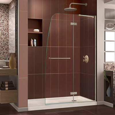 DreamLine Aqua Ultra Frameless Shower/Tub Screen DL-6521R-22-04 | Curved European Design