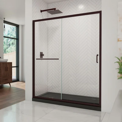 DreamLine Infinity-Z DL-6972-CLL-88-06 Sliding Shower Tub Door Chrome
