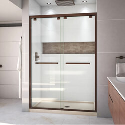 DreamLine DL-7003C-22-06 The DreamLine Encore bypass sliding shower or tub door has a modern frameless look to make your shower the focal point of the bathroom. Encores elegant bypass design provides smooth and quiet sliding operation, with the added