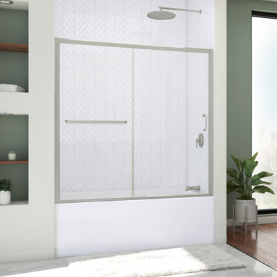 DreamLine Infinity-Z Tub Door and Qwall Backwall Kit DL-6992-04CL