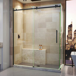 DreamLine SHEN-6434600-09 The DreamLine Enigma Air fully frameless, sliding shower door, tub door, or enclosure have the ultimate combination of luxury and modern design. Striking stainless steel hardware delivers a perfect mix of exceptional quality