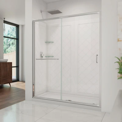 DreamLine Infinity-Z DL-6117C-01CL Sliding Shower/Tub Door