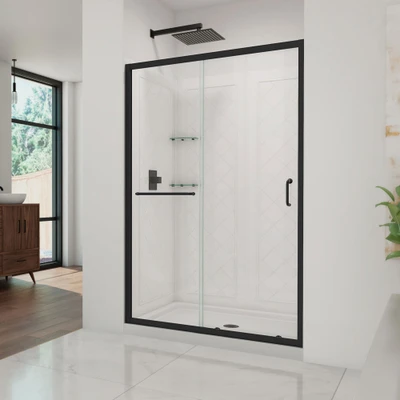 DreamLine Infinity-Z DL-6107-CLC-09 Sliding Shower Tub Door with Classic Style