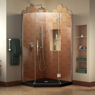 DreamLine Prism Plus DL-6061-88-01 Frameless Neo-Angle Shower Enclosure