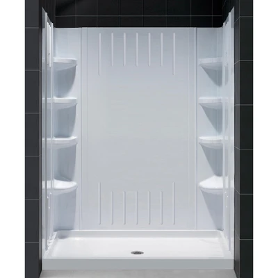 DreamLine DL-6146C-01 SlimLine Shower Base & Backwall Panel Kit