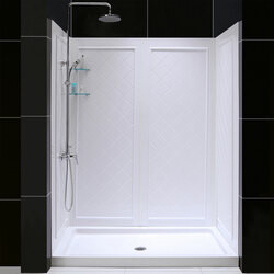 DreamLine DL-6190C-01 DreamLine combines a SlimLine shower base with coordinating shower backwall panels to create a convenient kit that can transform a shower space. The SlimLine shower base incorporates a low profile design for a sleek modern look.