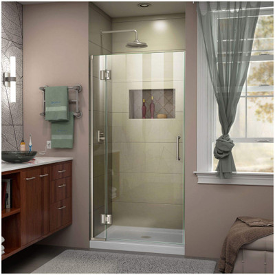 DreamLine Unidoor-X D12672-04 Frameless Shower Door & Tub Enclosure