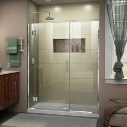 DreamLine D12814572-01 The DreamLine Unidoor-X is a frameless shower door, tub door or enclosure that features a luxurious modern design, complementing the architectural details, tile patterns and the composition of your bath space. Unidoor-X