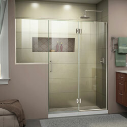 DreamLine D3232436R-04 The DreamLine Unidoor-X is a frameless shower door, tub door or enclosure that features a luxurious modern design, complementing the architectural details, tile patterns and the composition of your bath space. Unidoor-X