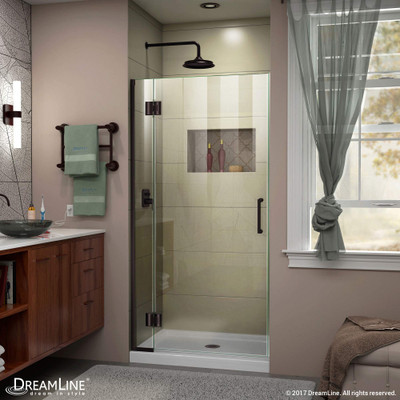 DreamLine Unidoor-X D12672-06 Frameless Shower Door Enclosure Modern Design
