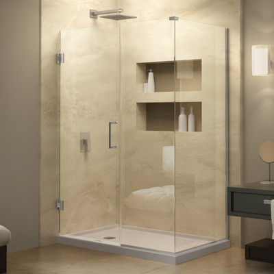 DreamLine Unidoor Plus SHEN-24370300-04 Frameless Hinged Shower Door
