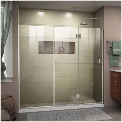 DreamLine D32414572R-04 Unidoor-X Frameless Shower Door Enclosure