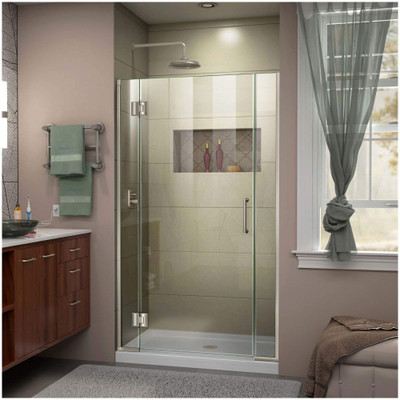 DreamLine Unidoor-X D12806572-04 Frameless Shower Door Enclosure