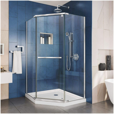 DreamLine Prism SHEN-2138380-01 Neo-Angle Frameless Glass Shower Enclosure