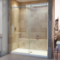 DreamLine SHDR-64607610-08 The DreamLine Enigma Air fully frameless, sliding shower or tub door has the ultimate combination of luxury and modern design. Striking stainless steel hardware delivers a perfect mix of exceptional quality and cool urban
