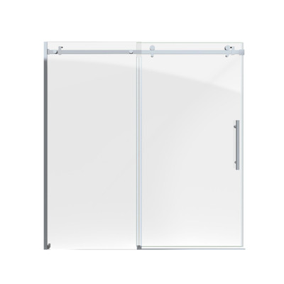 DreamLine Enigma Air SHDR-64606210-08 Frameless Sliding Shower Tub Door Stainless Steel