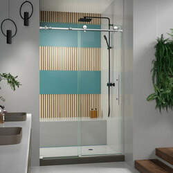 DreamLine SHDR-61487610-08 The DreamLine Enigma-X shower door, tub door or enclosure brings an air of sophistication and luxury with its modern and fully frameless design. The striking stainless steel hardware delivers a perfect mix of exceptional