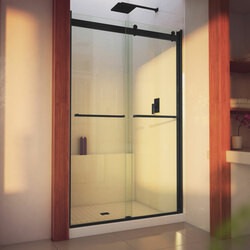 DreamLine SHDR-634876H-09 The DreamLine Essence-H is a semi-frameless sliding bypass shower or tub door with a modern, elegant design and a striking look. The Essence-H has thick tempered glass combined with sleek rollers for smooth gliding action.