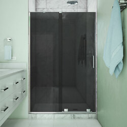 DreamLine SHDR1948723GL01 The DreamLine Mirage-X frameless sliding shower or tub door is the epitome of simple elegance with a modern flair. The remarkably innovative headerless design creates an unobstructed and open view for your shower. The