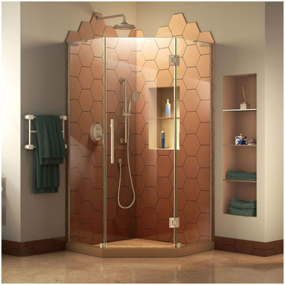 DreamLine Prism Plus SHEN-2634340-04 Frameless Neo-Angle Shower Enclosure