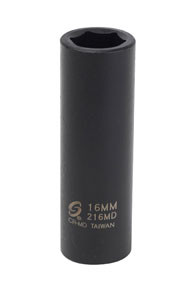 Sunex SUU-216MD 1/2-Inch Drive 16-mm Deep Impact Socket
