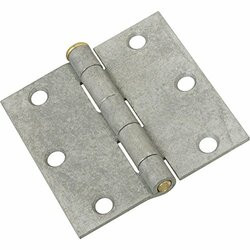 National Hardware N208-835 V504 Removable Pin Broad Hinges in Galvanized, 2 pack,3 Inch