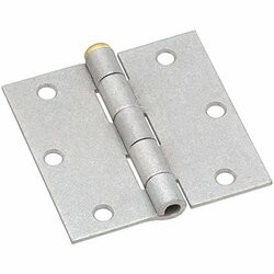 National Hardware N208-843 V504 Removable Pin Broad Hinges in Galvanized, 2 pack,3-1/2 Inch