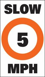 TAYLOR 46180 SLOW 5 MPH BUOY LABEL  2/BOX