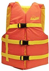 SEACHOICE 86250 ORNG/YEL XL ADULT VEST 40-60