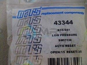 MARS 43344 N/O AutoReset 1/4 15#Op 35#Cl