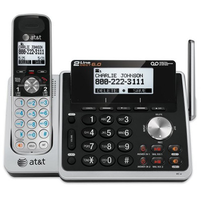 AT&T TL88102 TL88102/2 LN CORDLESS ANSWER SYSTEM AT&T TL88102