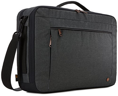 CASE LOGIC-PERSONAL & PORTABLE 3203698 ERA CONVERTIBLE LAPTOP BAG 15.6IN OBSIDIAN