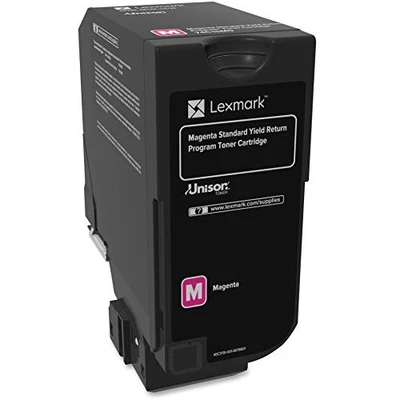 LEXMARK - BPD SUPPLIES 74C0SMG MAGENTA TONER CARTRIDGE RETURN PROGRAM STANDARD YIELD