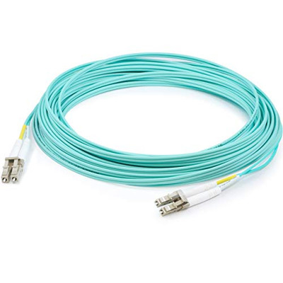 ADDON ADD-ST-LC-5M5OM3 5M LC/ST MMF FIBER LOMM 50/125 OM3 DUPLEX AQUA PATCH CABLE