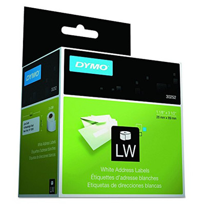 DYMO 30252 700CT ADDRESS LABEL 1-1/8 X 3-1/2 LABELS (2PACK OF 350EA)