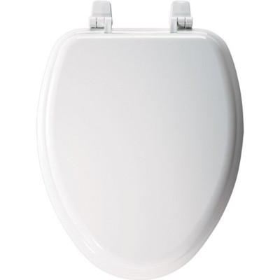 Bemis B1400TTA000 1400TTA000 Molded Wood Elongated Toilet Seat, White