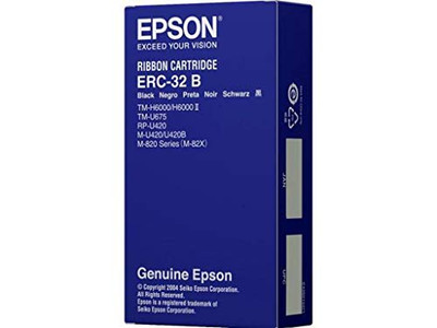 EPSON (SS-MET) ERC-32B ERC-32B RIBBON BLACK  TMU675 TM-6000II/U675 M-U420/820/RP-U420