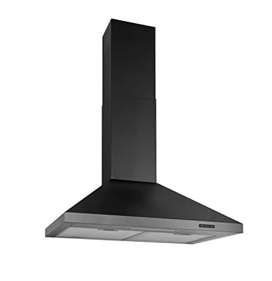 Broan NuTone EW4830BLS Broan NuTone B-E Pyramidal 30 400 Cfm Black SS