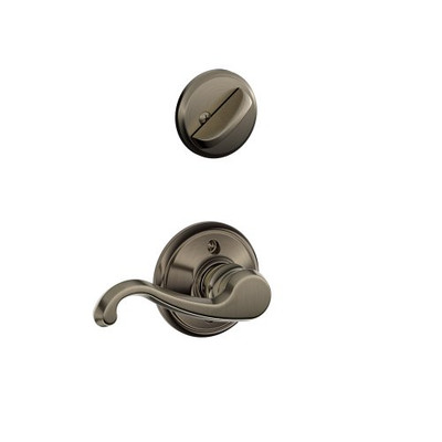 Schlage F59-CLT-620-RH F59 CLT 620 RH 12-326 10-269 Callington Right-Handed Handleset Interior, Antique Pewter (Interior Half Only)