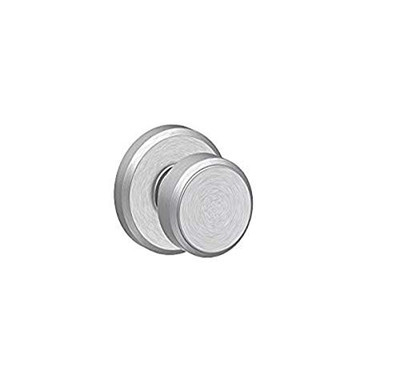 Schlage F10-BWE-626-GSN F10 BWE 626 GSN Greyson Collection Bowery Passage Lock Knob, Satin Chrome - F10 BWE 625 GSN