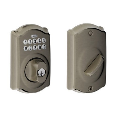 Schlage BE365-CAM-620 RESIDENTIAL LOCK SCHL RES KEYPAD DEADBOLT X THUMBTURN INS