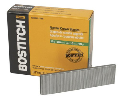 BOSTITCH 688-SX50351-3/8G STAPLE 5035 7/32 CN 1-3/8 CP. 3000 PER BOX