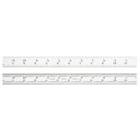 L.S. Starrett C604R-24 Spring Tempered Rule, 24"