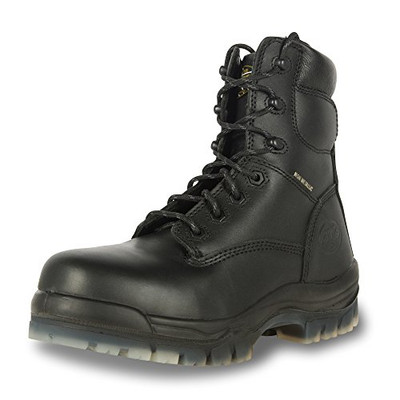 OLIVER BY HONEYWELL 821-45646C-BLK-105 BLACK LEATHER LACE UP  6IN  COMPOSITE TOE