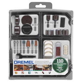 Bosch B1602630 Dremel & #174 110-Piece All-Purpose Accessory Kit for Dremel & #174 Rotary Tools