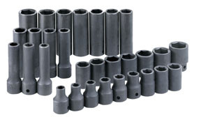 SK Hand Tool SKT-4053 30 PC 1/2DR 6PT MET IMP SET